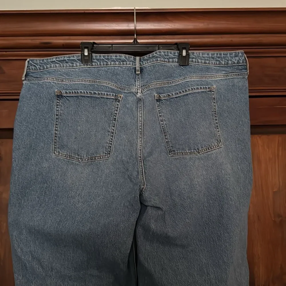 NWT Old Navy Mid Rise Wide Leg Jeans Plus Size 26